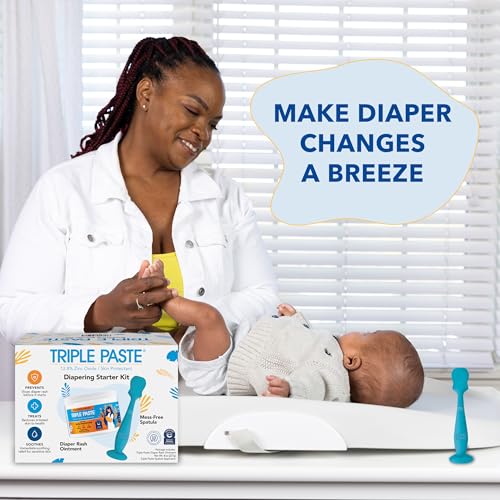 image for Triple Paste Diaper Rash Cream and Spatula Bundle - 8 oz Zinc Oxide Oi
