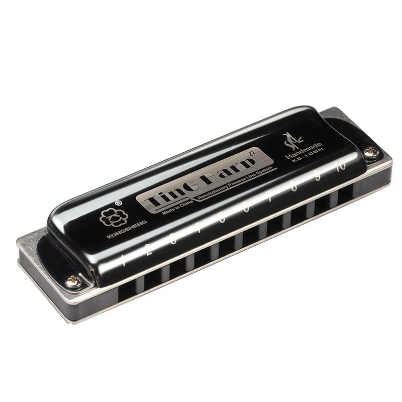 Harmonica Diatonic 10 trous Harmonica Blues harpe orgue à bec C ABS Comb instrument professionnel ks10bh - Les Beatles, Paul McCartney, John Lennon, RIngo Starr, George Harrison Harmonica Diatonic 10 trous Harmonica Blues harpe orgue à bec C ABS Comb instrument professionnel ks10bh – Image 3