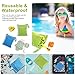 Angel Love Wet Bags, 2 Pack Baby Cloth Diaper Wet/Dry Bags with Two Zippered Pockets, Travel, Beach, Pool, Gym Bag for Swimsuits or Wet Clothes, Waterproof Washable Reusable, L0109