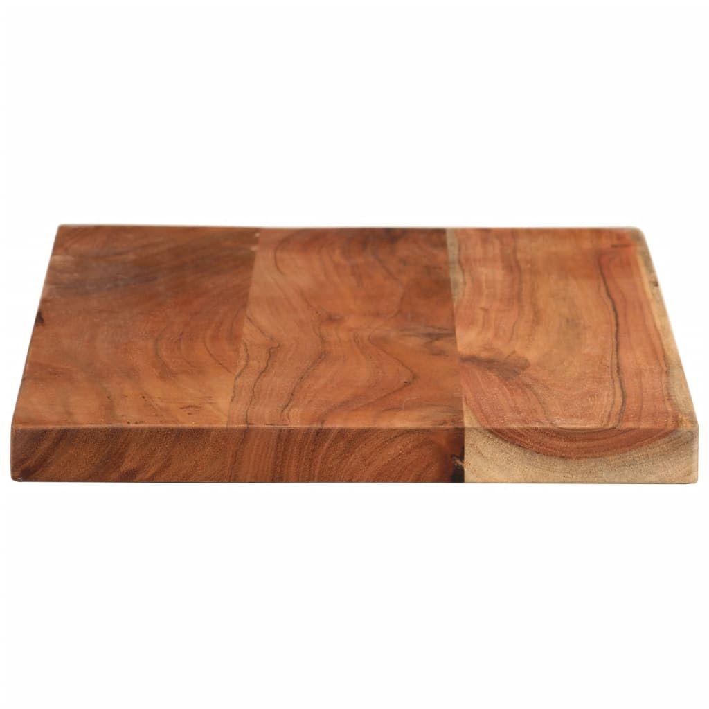 vidaXL Piano per Tavolo 50x30x2,5cm Rettangolare Legno Massello Acacia, Piano per Tavolo Rettangolare, Piano Tavolo in Legno, Piano per Tavolo da Pranzo