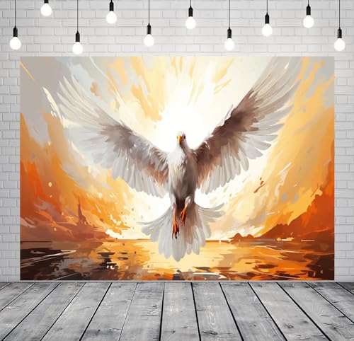 BELECO Fondo Fotográfico 9x6ft Pentecost Watercolor miniatura 2