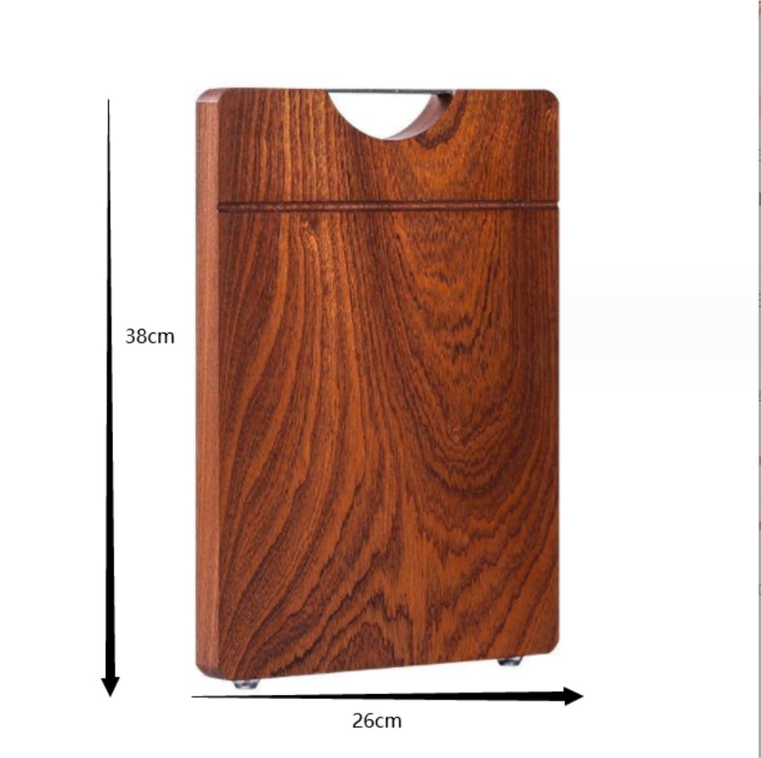 Tabla de Corte Profesional Tabla De Cortar De Madera, Regalo para Mamá, Tabla De Cortar Grabada para El Hogar Resistente y Antideslizante(26 * 2 * 38cm)