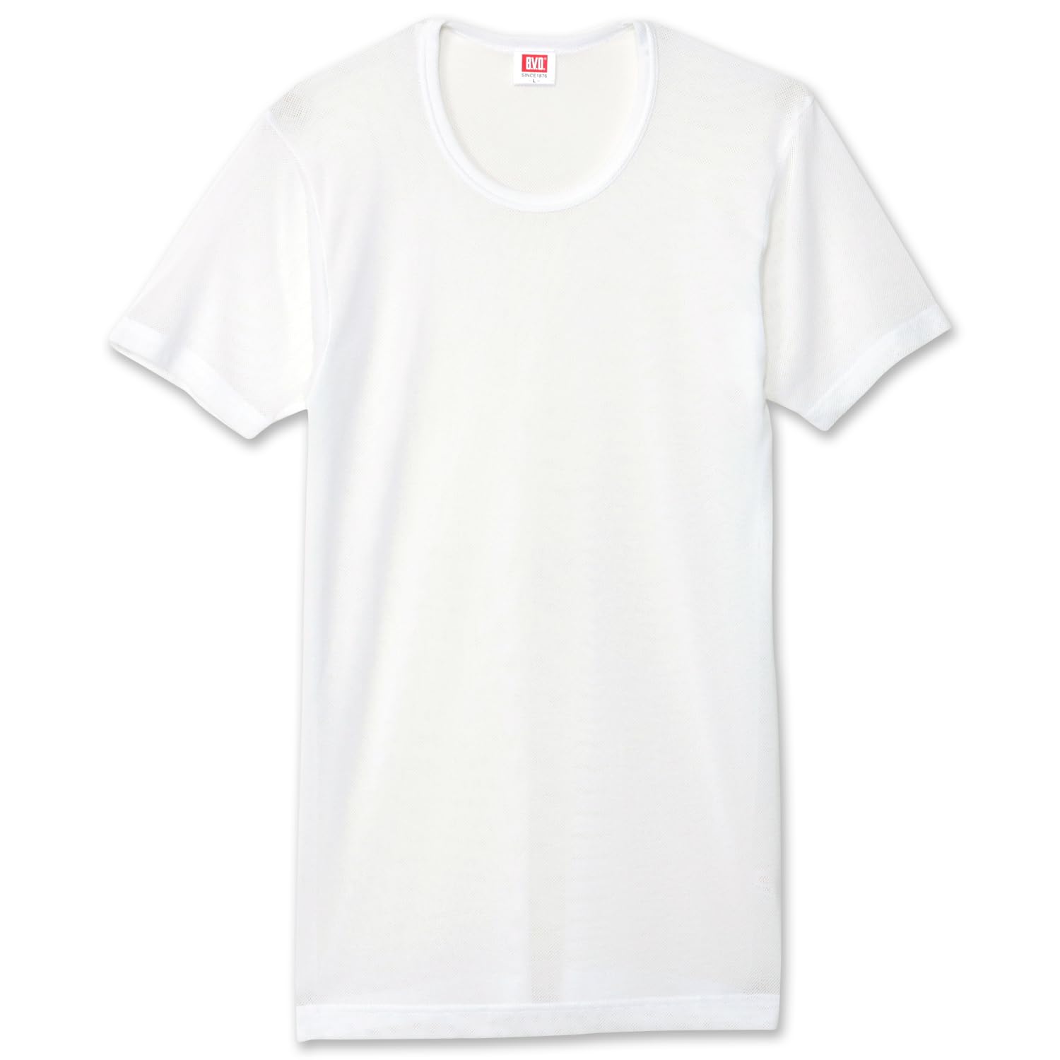 【72%OFF】【545円】 B.V.D. メンズ 吸水速乾 エアーメッシュ クルーネック Tシャツ