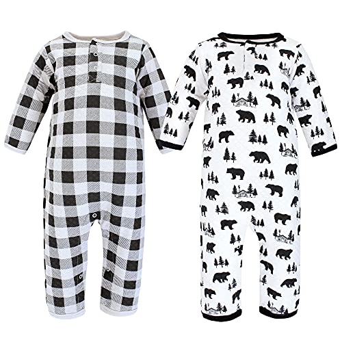 Image of Hudson Baby Unisex Baby Premium Quilted Coveralls