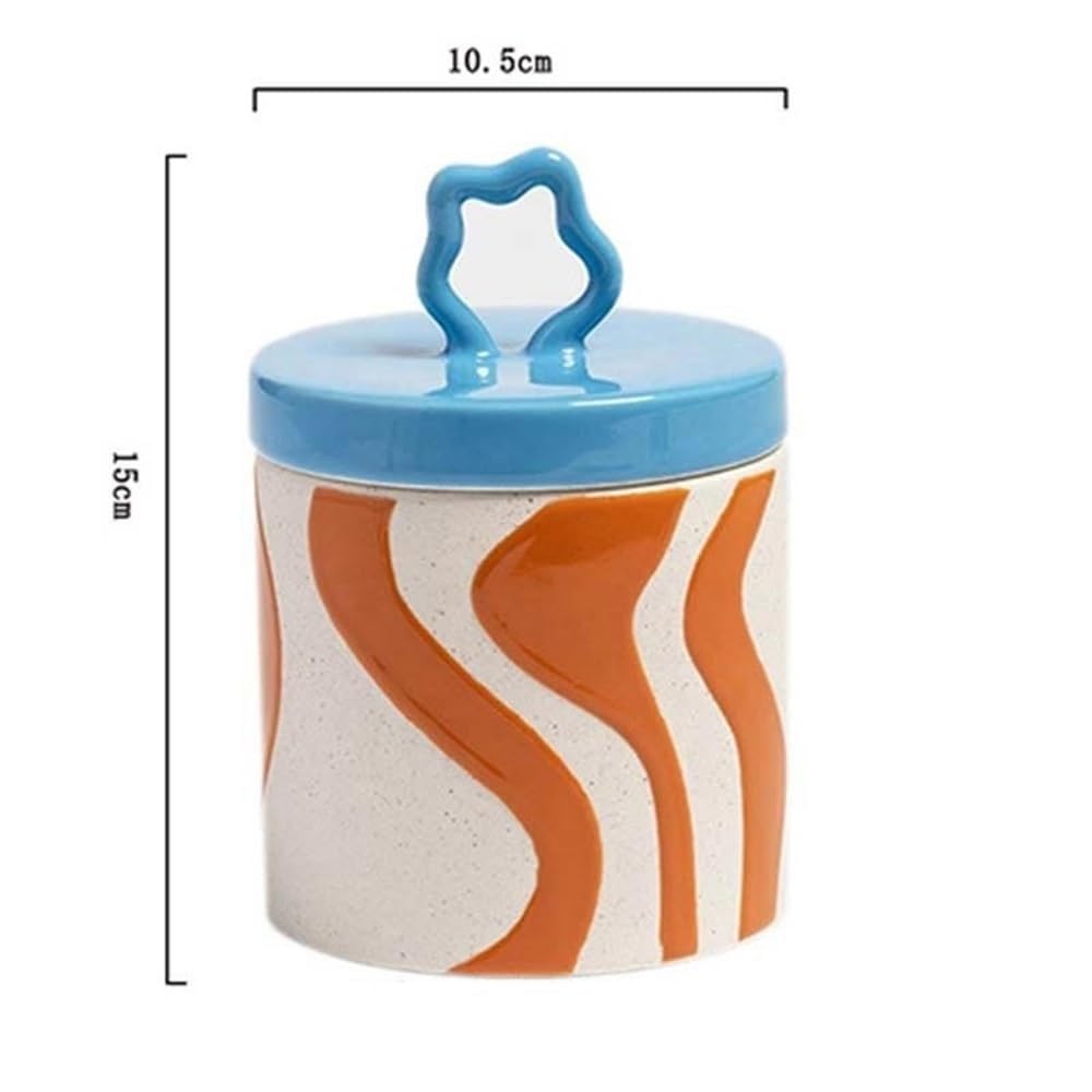 Cucina Barattolo portaoggetti colorato porta burro in ceramica da appoggio