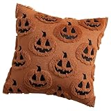 Photo Gallery thewasc confezione da 2 federe per cuscino a forma di zucca di halloween, morbide, robuste e lavabili, per soggiorno, decorazione per la casa, in peluche, per halloween Photo Gallery thewasc confezione da 2 federe per cuscino a forma di zucca di halloween, morbide, robuste e lavabili, per soggiorno, decorazione per la casa, in peluche, per halloween