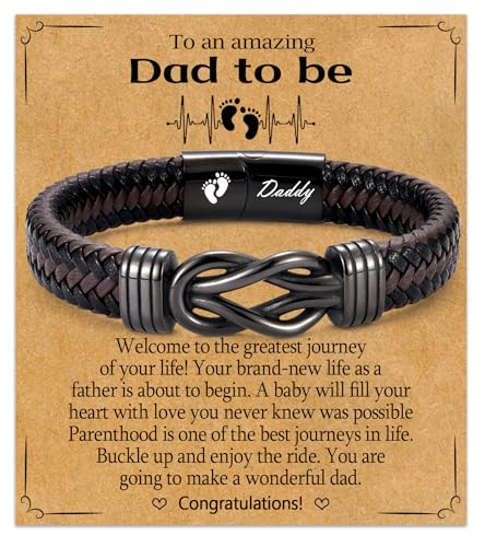 WIKHIA Dad to Be Gifts for Men, First Time Parents Gift for Father's Day Pregnancy...