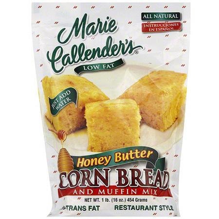 Marie Callender's Honey Butter Cornbread & Muffin Mix, 16 oz (Pack of 12)