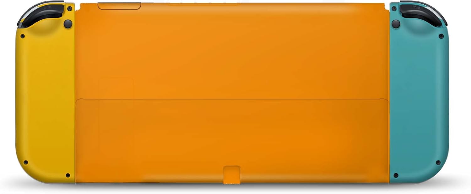 Tacky Design Colorwave Skin Compatible with Nintendo Switch OLED Skin Wrap Cover, Solid Color Blocking Skin for Nintendo Switch OLED Stickers, Premium Vinyl 3M Full Wrap Decal