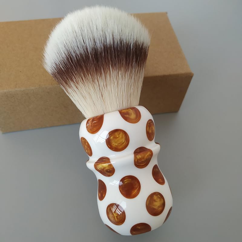YUNXIAO A2S shaving brush with resin handle and Synthetic Hair Bristle for Wet Shave