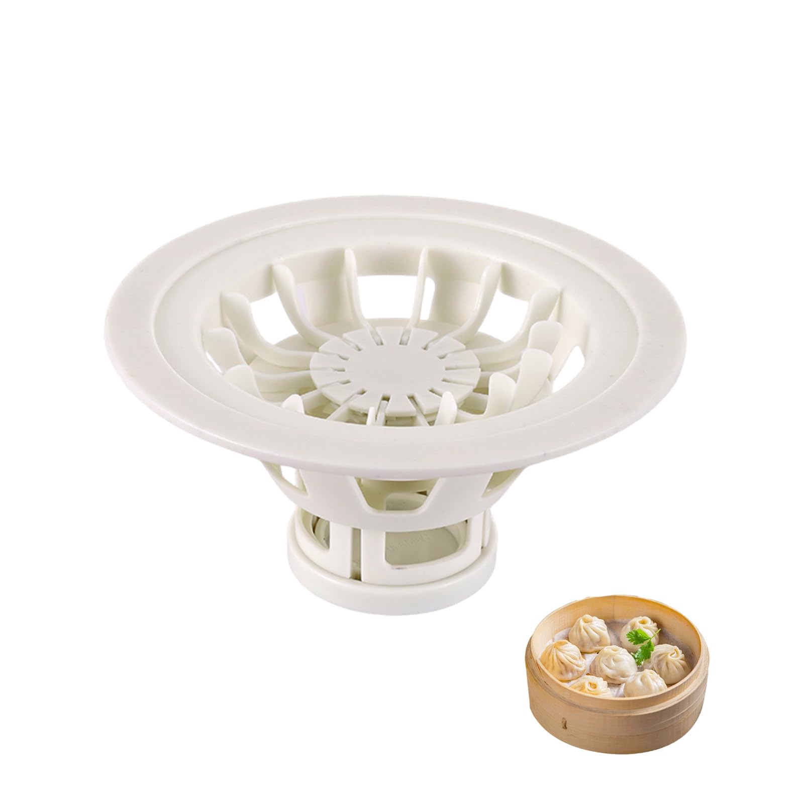 VANEME Baozi Maker Machine,Baozi Mold,Dumpling Maker Kitchen Gadgets Homemade Bao Bun Maker Plastic Baozi Press