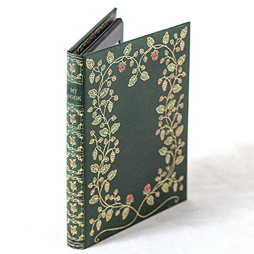 Kindle Paperwhite Case (all versions including 2018 waterproof model) Book Cover Style (Floral Green My Book)