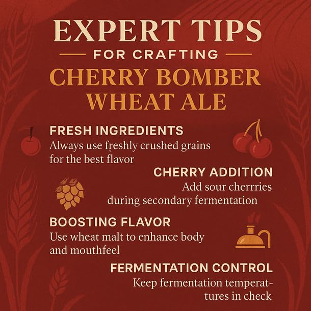 Label Peelers Cherry Bomber Wheat Ale Beer Kit