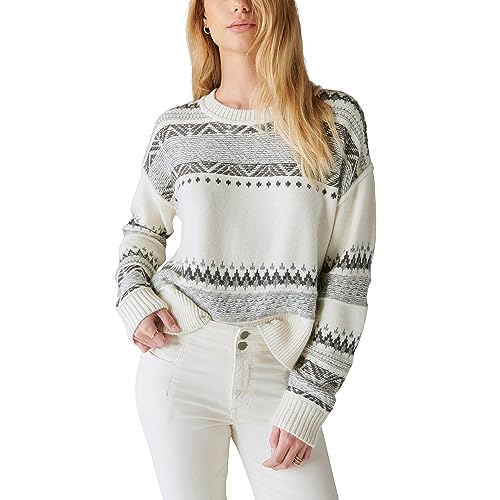 Image of Lucky Brand Fairisle Crew Sweater