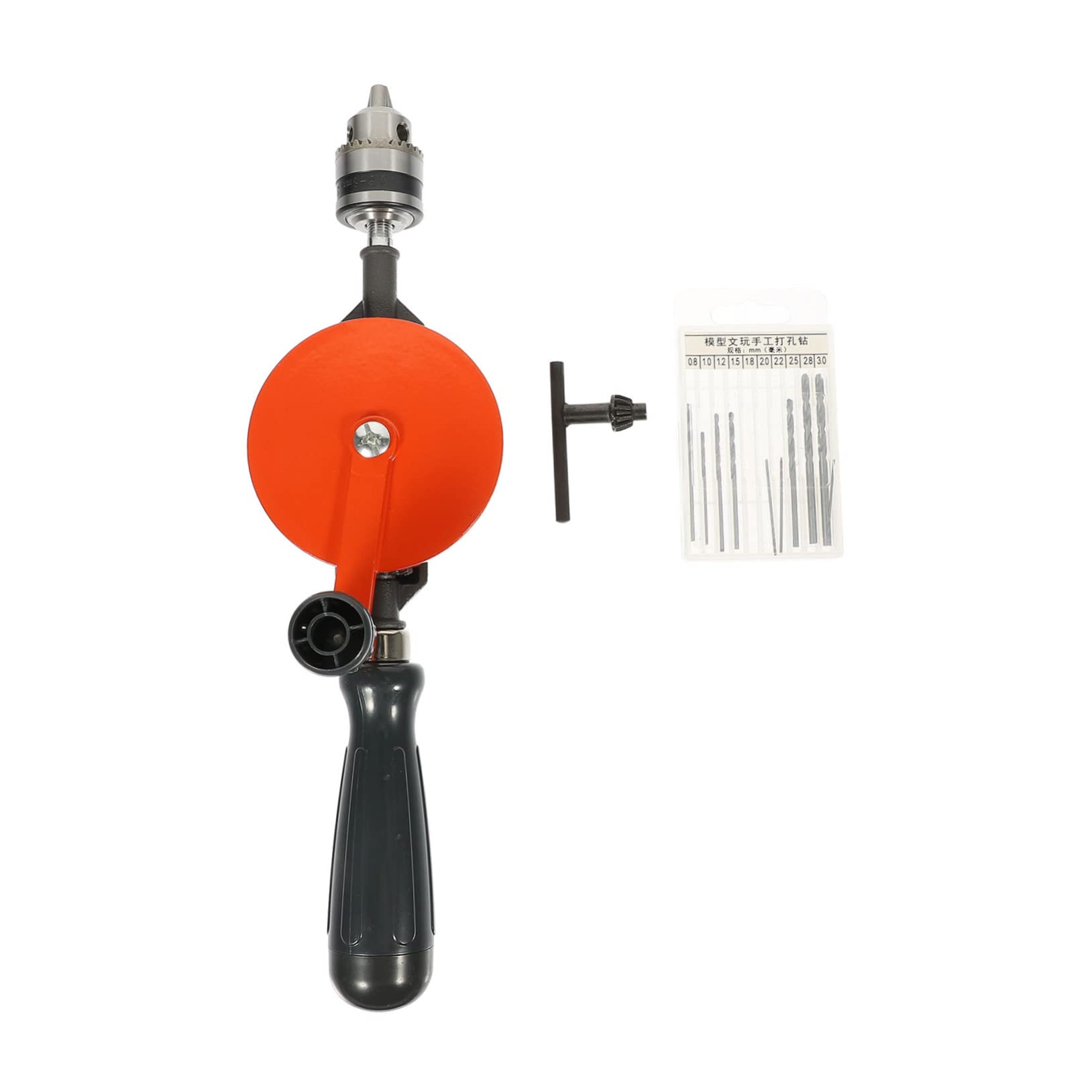 Taladro de Mano Pequeño 1/4 de Pulgada para Madera, 1 Juego