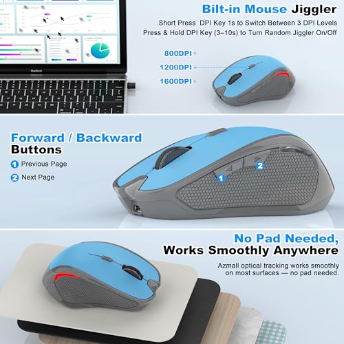 Souris bureau muette sans fil pour préserver votre concentration - 5