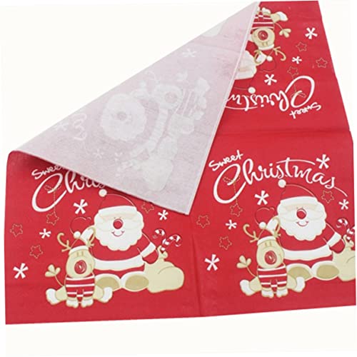 Serviettes Père Noël x120 pour ne plus manquer de déco