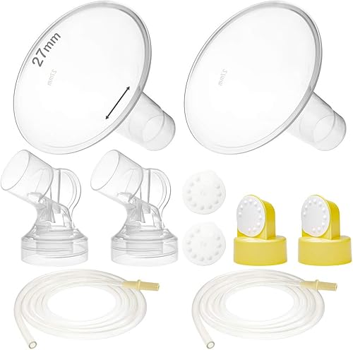 Nenesupply Piezas de la bomba con bridas de 1063in compatibles con bomba Medela en accesorios de piezas de estilo extractor de leche no originales