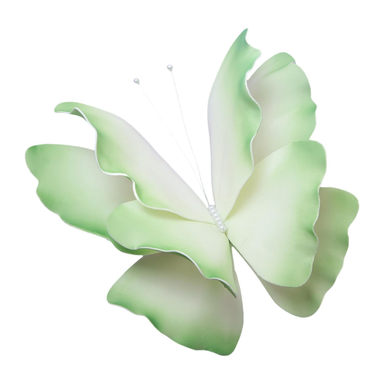 QUXVUIS Butterfly Wall Decor Beautifully Crafted 24inch Giant Butterfly Unique Party Ornament For Gorgeous Decoration Giant Artificial For Wedding Party 60cm, Green, 60cm