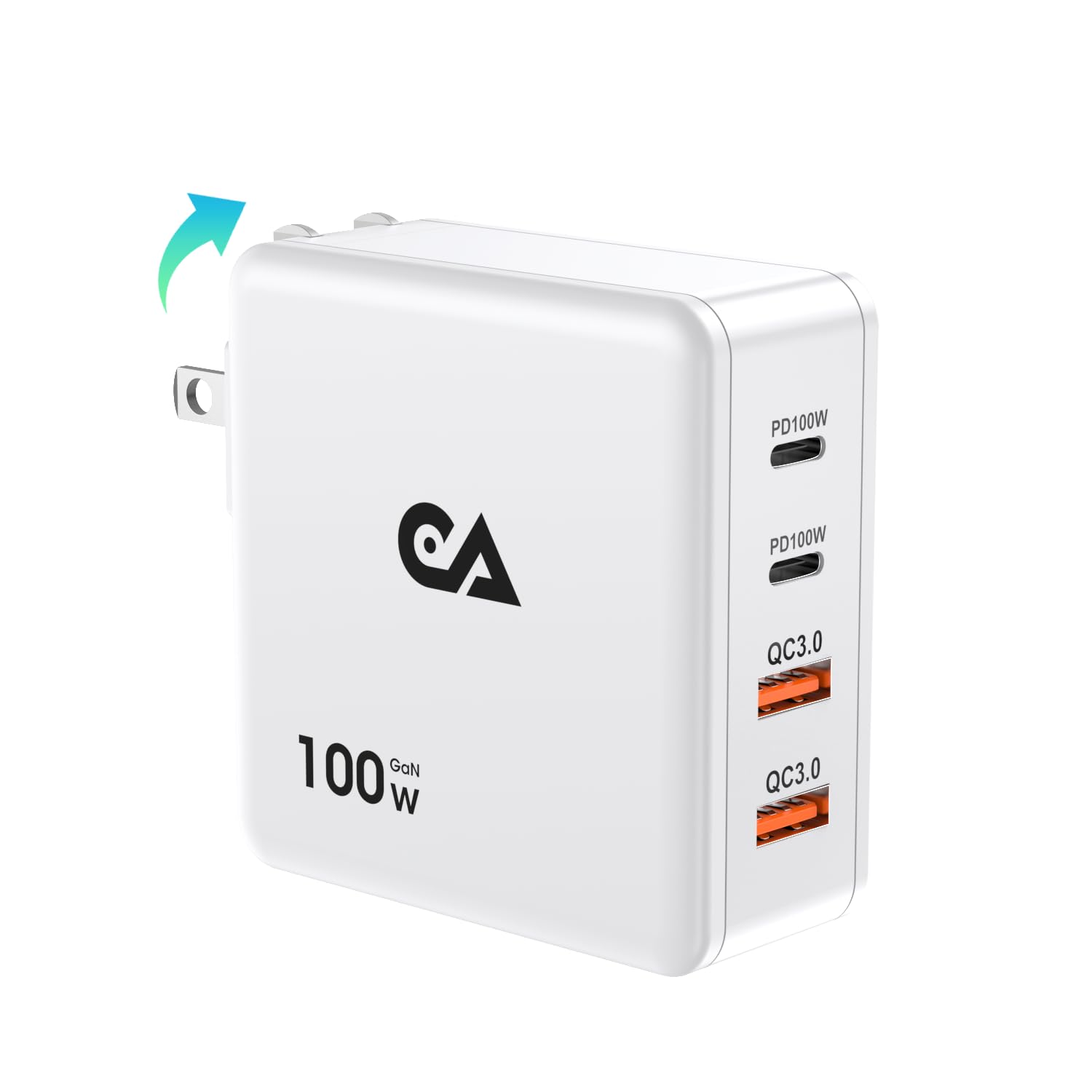 PD100W急速充電器 4ポート USB Type-c GaN技術
