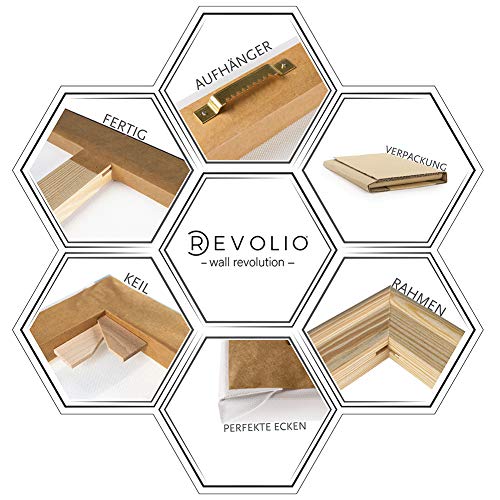 Revolio 60x90 cm Canvas Schilderijen voor Bad - Woonkamer Bar Caffè - Foto op Canvas - Wanddecoratie - Hout Frame - Leuke dieren in bad - Afbeelding 8