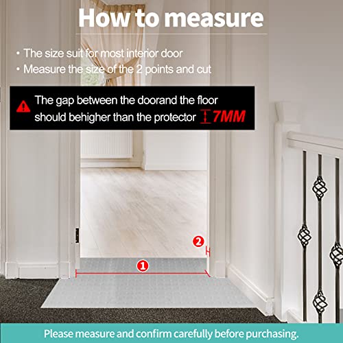 Xl Heavy Duty Carpet Protector,Non-Slip Plastic Cat Scratch Stopper For Most Interior Doorway,Prevent Carpets At Doorway Rugs From Pets Scratching,Tearing,Wearing Requires No Hooks,3.6Ft*15Inch #TOP5