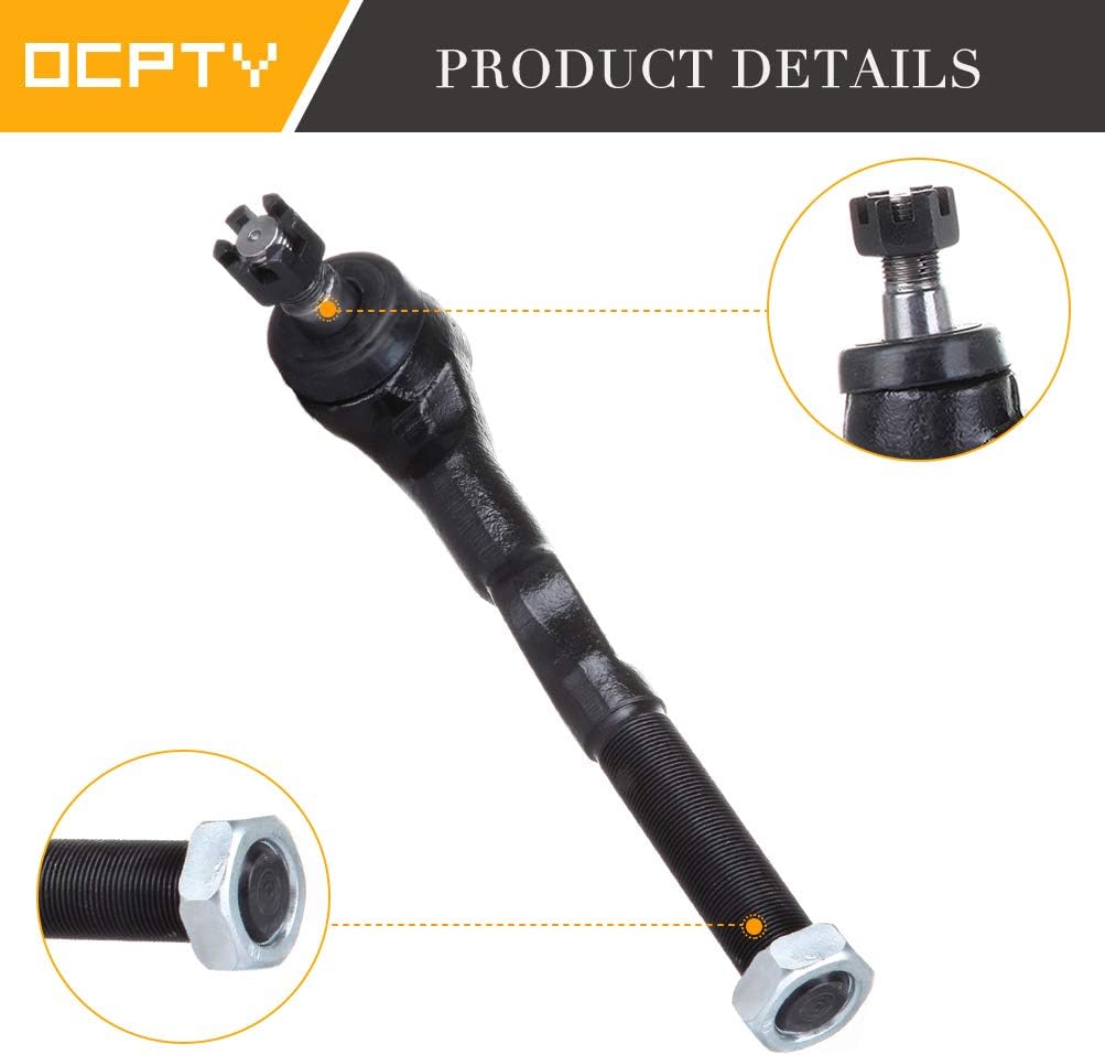 OCPTY - New 2-Piece fit for Chevrolet K10 K20 V10 V1500 V20 V2500 Suburban for GMC Jimmy K1500 K2500 Suburban-2 Front Outer Tie Rod End - Driver Passenger Side