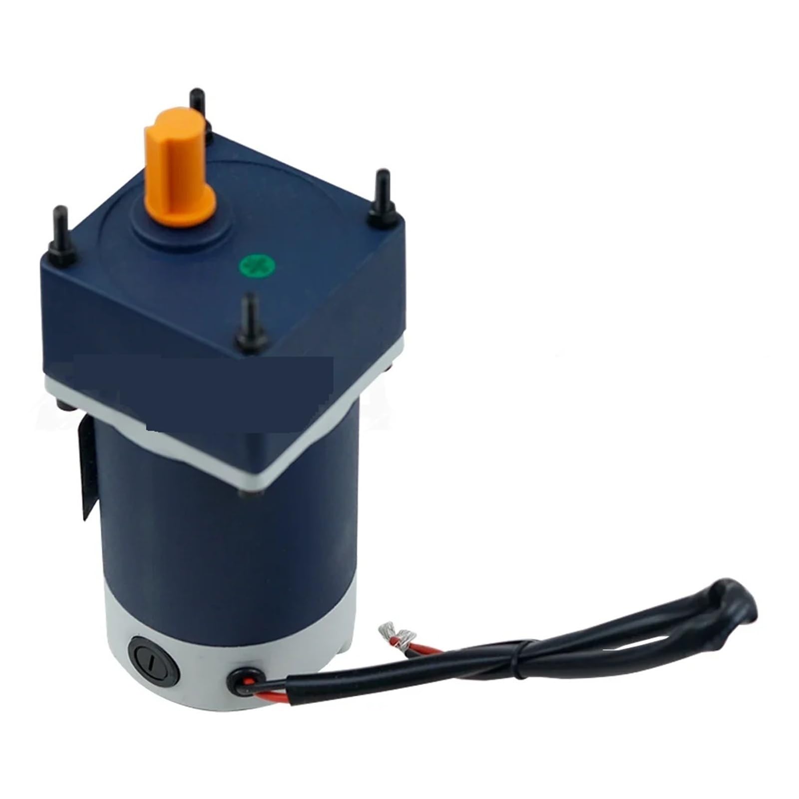 Motore riduttore di velocità DC piccolo con regolazione da 12V a 24V, motore elettrico ad alta coppia 60W, bassa(100 rpm,12V)