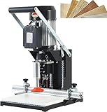 ZOCWJK Elektrische Tischbohrmaschine, Scharnier, Bohrmaschine, Holzbearbeitung, Scharnier, Bohrmaschine, Heimwerker, Stanzmaschine, Tiefe 0–40 mm, passende 48–6 Bohrertasche (