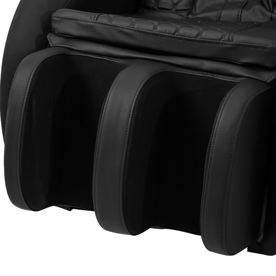 Sanotechnik® Sillón de masaje de lujo, color negro, gravedad cero y elástico 190°, 5 modos de masaje, airbags de pie, Bluetooth, función de calefacción, número de referencia MA2603