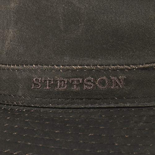Stetson Ava Cotton Traveller Hat Men Brown 7 3/4-7 7/8 #TOP3