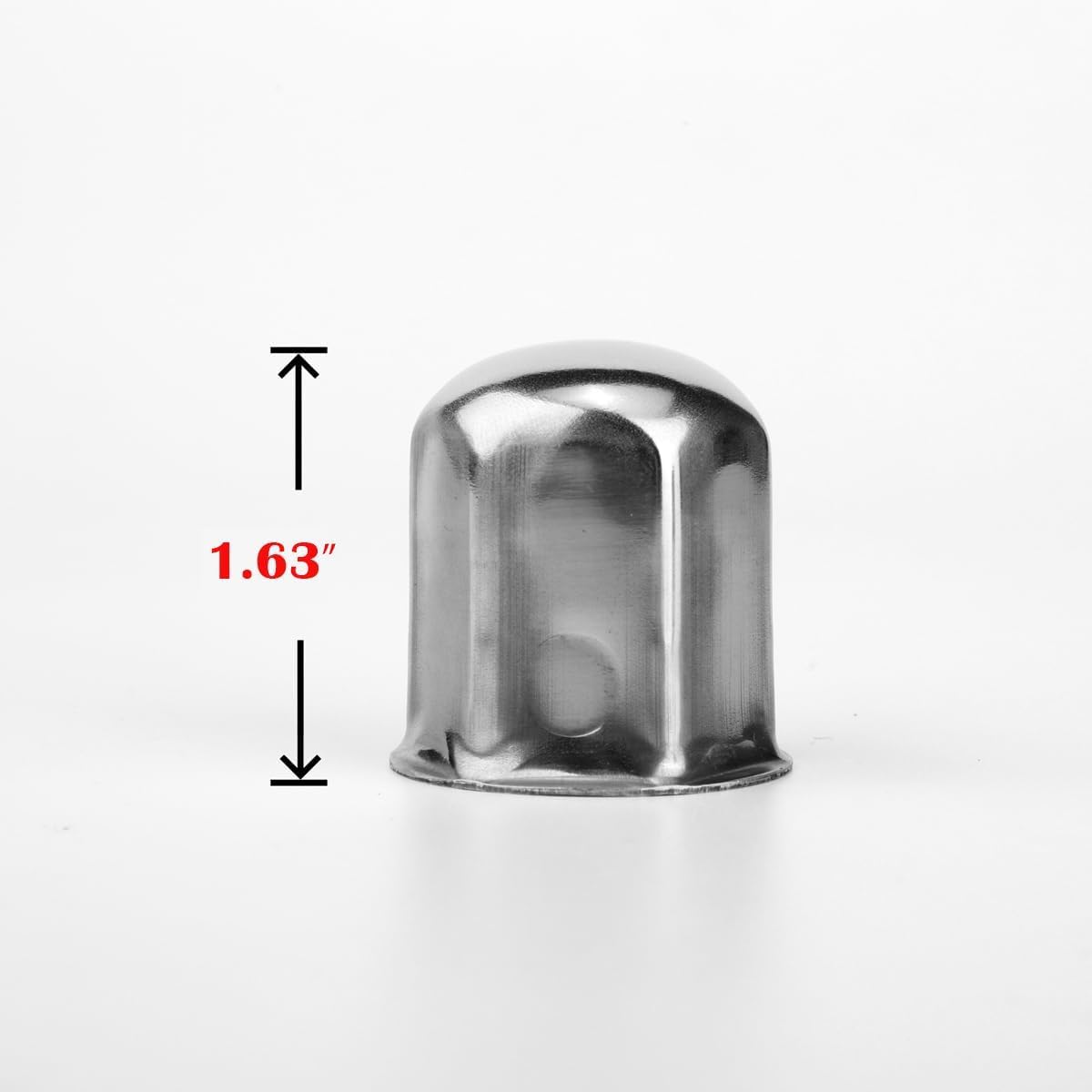 4pcs Adapters Parts Lug Nut Covers + Thread Stud Extenders(Fine Thread Inside) for Rear Wheels for 19.5" 8 Lug/10 Lug 5 Hand Wheel Simulators for 99-02 F450 F550 05-22 F450 F550 Super Duty