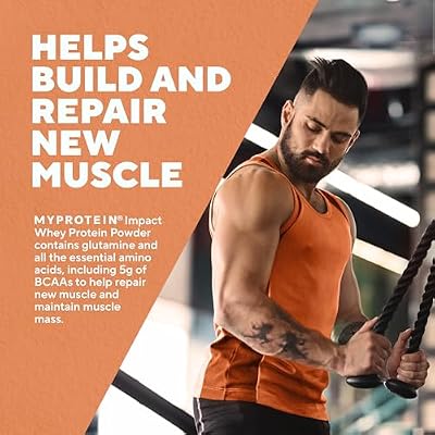 Myprotein Impact Whey Protein Powder, 2.2 Lbs (32 Servings) Chocolate Brownie, 22g Protein & 5g BCAA Per Serving, Protein Shake for Superior Performance, Muscle Strength & Recovery, Gluten Free