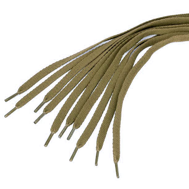 Image of 2 PAIRS Flat Shoe laces 48 Inches Wide Shoelaces for Athletic Running Sneakers Sports Shoes Boot Laces Strings (2 Pairs)