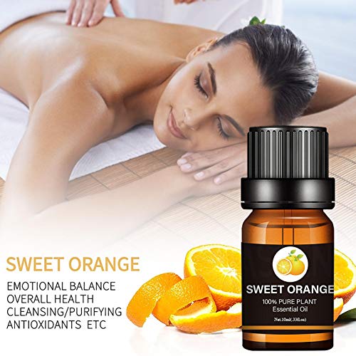 6 STKS 10 ML Aromatherapie Etherische Oliën Gift Set, Pure Essentiële Olie Set Pure Geurende Oliën voor Olie Diffusers… - Image 7