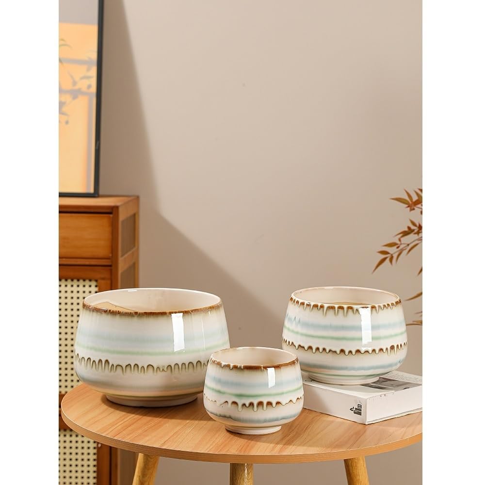 Doniczka Ceramiczna doniczka do domu, salonu, luksusowa zielona roślina, na storczyki, siewnik roślin biurko