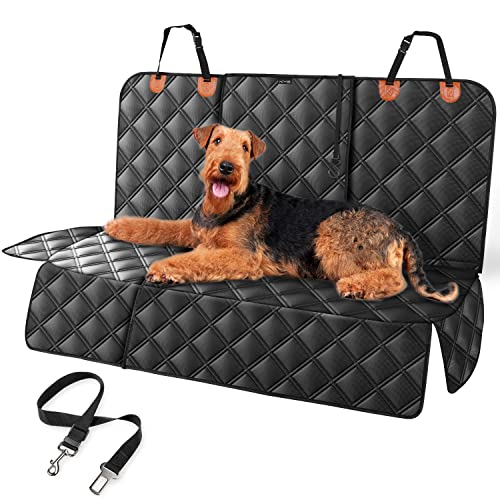 KYG Funda Coche Perro Antideslizante Resistente Protector Coche Perro para Mascotas y Niños Resistente al Agua Duradero Asiento Coche Perro con...
