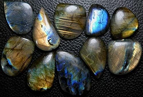 Labradorite cabochon multicolore de 370 carats de qualité supérieure - 4