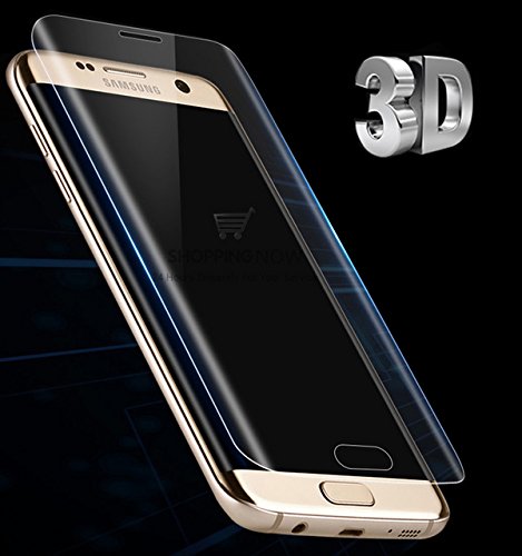 Protector Cristal Templado Completo curvo 3D para SAMSUNG S7 EDGE. Full Cover Vidrio Cristal Templado 3D para SAMSUNG S7 EDGE (Transparente)