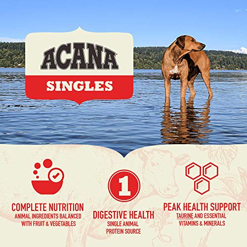 ACANA® Singles Limited Ingredient Dry Dog Food, Grain-free, High Protein, Beef & Pumpkin, 4.5lb - Image 4