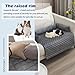 OREZAUQS Dog Couch Bed for Large Dogs, Washable Removable Couch Cover, Furniture Protector with Cover for Large Medium Small Dogs and Cats (Dark Gray,90 * 120cm)