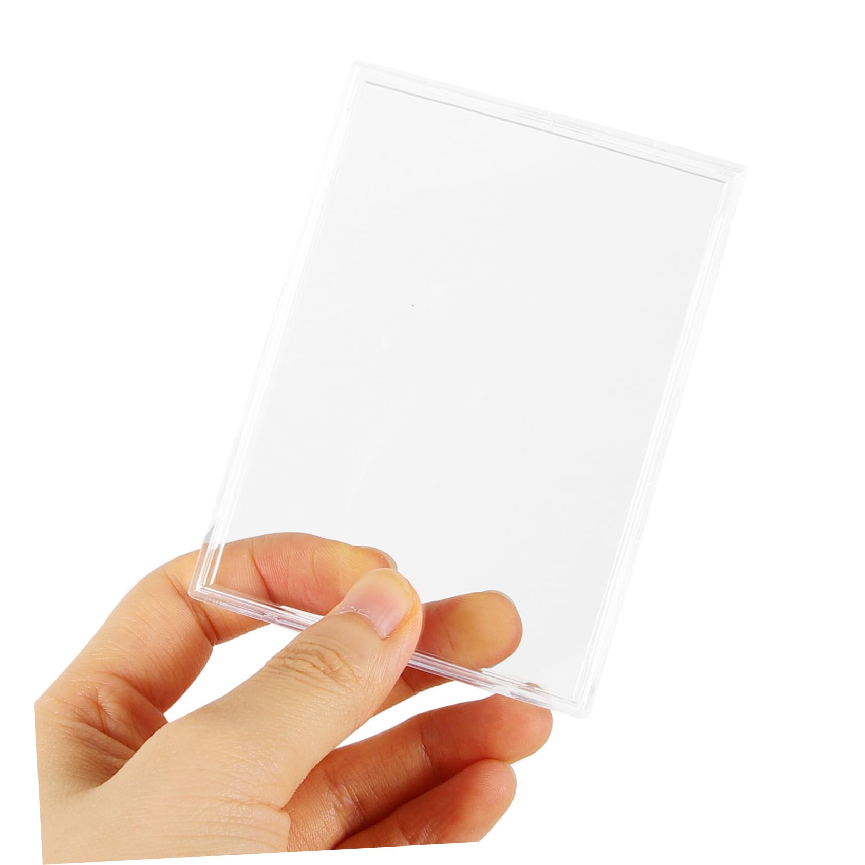 4 Set Scatola Di Carte Carta Difficile Chiaro Protettivo Sottile Protettori Multiplo Protezione Astuccio Display Titolare Commercio Protettore Acrilico Transparent 10 Pezzi * 4