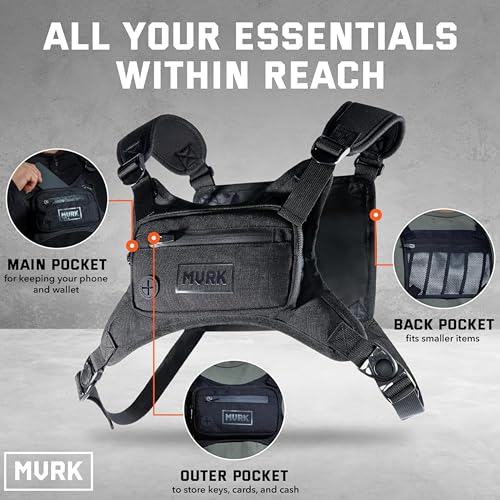 MVRK Water Resistant Running Chest Pack