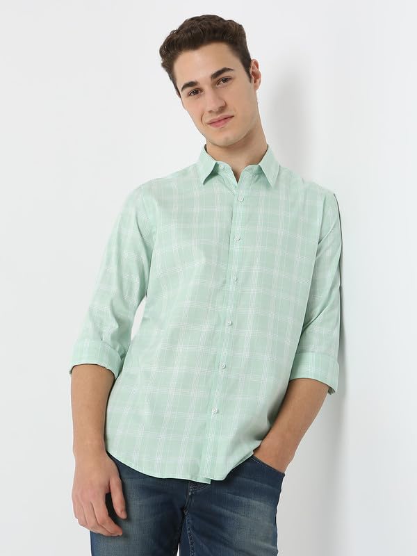 Image of Mens Striped Slim Fit Cotton Casual Shirt | Full Sleeves Mens Shirts | Stylish Shirt for Men