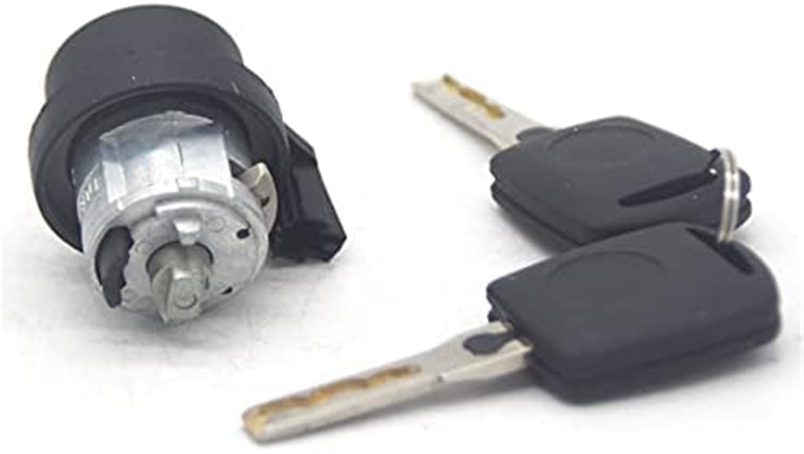 Siłownik automatycznego zamka drzwi Kompletny zestaw zamków wyłącznik zapłonu bębenek lewych drzwi, dla Skoda, dla Octavia 2005-2008 1Z0837167C 6Y0898167E