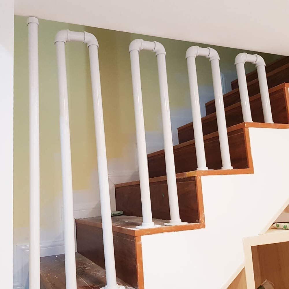 Buy Inclined or vertical Arched U Slip Stair railings Aged Corridor