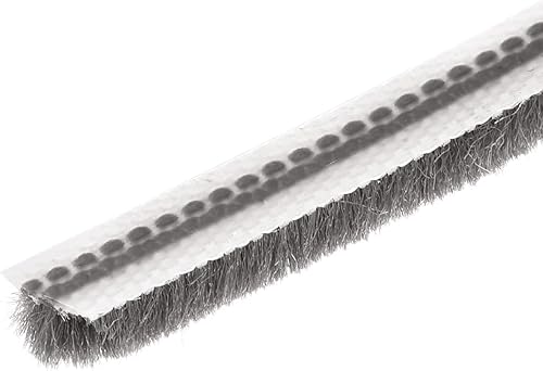 METALLIXITY Burlete de cepillo (932 x 14 x 32.8 pies), ranura para tarjetas, tira de cepillo para puerta, ventana, armario