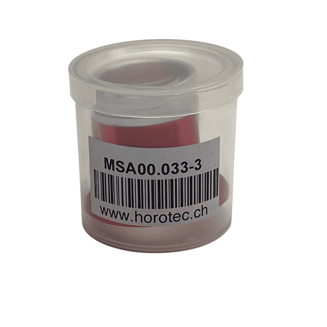 MSA00.033-3 czerwona anodowana lupa, okulary zegarmistrzowskie 3,5 x, aluminium, soczewka 25 mm, precyzyjna lupa
