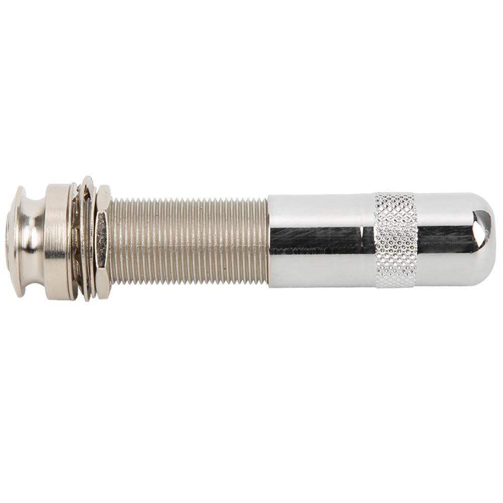 Końcówka wtykowa Jack Socket Plug Akustyczna gitara elektryczna wyjście 1/4 cala z tylną pokrywą z materiału miedzianego, akcesoria do instrumentów muzycznych
