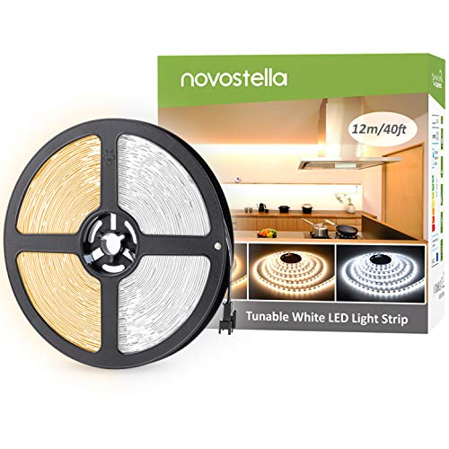 Novostella 12M Ruban LED Blanc Chaud/Froid/Neutre Dimmable pour NTS29